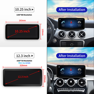 NOUVEAU Écran Android 13 Carplay pour <span class=keywords><strong>Mercedes</strong></span> C W205 GLC X253 V W447 2015-2018 Autoradio Multimédia Tableau de Bord 2 Ans de Garantie - Product Image 5