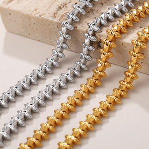 Spike Jewelry <b>Set</b> Zinc Alloy <b>Bracelet</b> Ring Unisex Party Fashion Street Style Design - Product Image 3