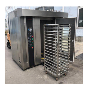 ガスディーゼル電気工業用ロータリーオーブンベーカリー販売パン焼き、イタリア商業用8 16 32 64トレイラックロータリーオーブン価格 - Product Image 4