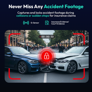 Cámara para Auto Botslab HK40 Plus 4K con Pantalla IPS, Lente Única Giratoria 360°, Visión Nocturna WDR, WiFi 5G y Monitor de Estacionamiento - Product Image 6