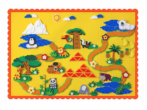 Benutzer definierte Montessori Sensory Felt Aktivität Story Board Vorschule Busy Book Frühes Lernen Tierbuch Lernspiel zeug für Kleinkinder - Product Image 5