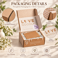 Boîte d'expédition personnalisée en carton kraft, prête à l'emploi, avec impression intérieure décorative et dimensions flexibles pour coffrets cadeaux – Vente en gros usine