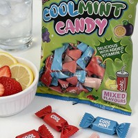 Sugar Free Cool Mint Fruity Candy with Vitamin C for Everyday Snacking
