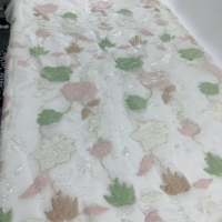 Tissu en maille uni de luxe pour mariée, 100% polyester, pour fêtes de filles