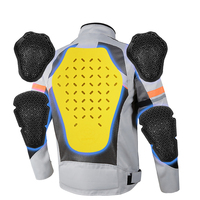 Coudières et épaulettes dorsales légères personnalisées en PU Ensemble de protection pour veste d'équitation de moto et vêtements de cyclisme