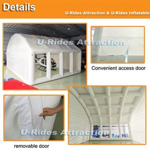 Estructura Inflable Personalizada, Hangar para Aviones, Almacén de Almacenamiento Exterior, Túnel, Carpa Inflable para Aviones de Uso Móvil - Product Image 4