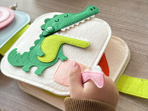 Mon premier <span class=keywords><strong>livre</strong></span> doux écologique, couleur personnalisée, <span class=keywords><strong>tissu</strong></span> non toxique, planche sensorielle pour l'éducation précoce, activité d'apprentissage pour bébé, occupé - Product Image 5