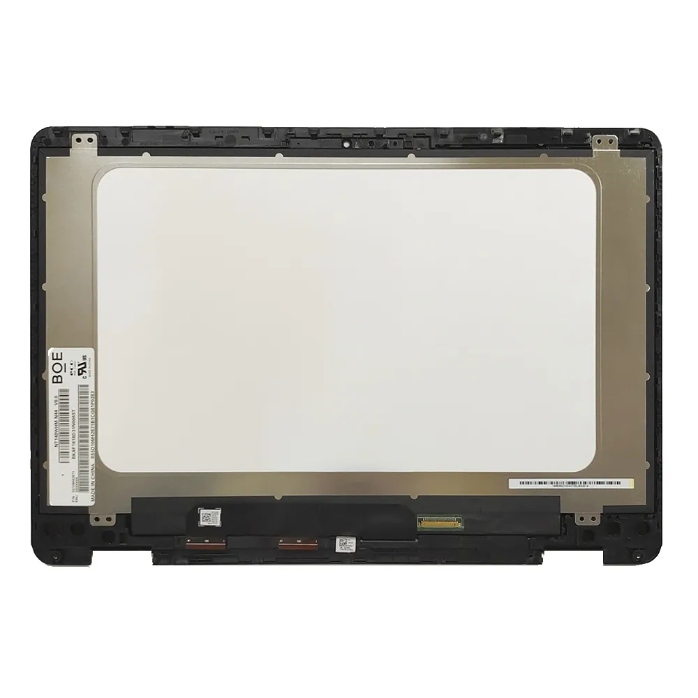 14.0'' HD OR FHD Laptop LCD Touch Screen Digitizer Assembly For ASUS VivoBook Flip 14 TP401 TP401N With Frame