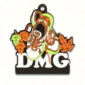 Medalla de Goma PVC con Cinta, Personalizada con Logotipo, Colorida, Divertida, para Niños, Premio de Carrera - Product Image 2