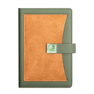 Carnet A5 en cuir avec reliure filée, pour bureau, portable, papier Daolin, carnet universel, ensemble cadeau promotionnel - Product Image 1