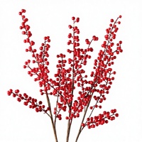 Bruiloft Rood fruit Kunstmatige tak Enkel kerstfruit Geluksfruit Schuimfruit Fortuinfruit Kunstmatig fruit Graanbloem