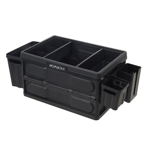 Boîte de rangement pliable rectangulaire en plastique pour pique-nique en plein air, 53L, grande capacité, utilisation à la maison et en voiture, multi-usages, portable - Product Image 3