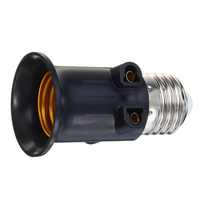AC 100-240V 4A E27 EU Plug Bases de lampe Accessoires d'éclairage Adaptateur d'ampoule LED Support de lampe Base Vis Lumière Socket Converter