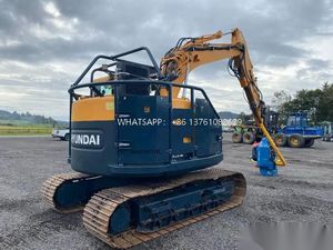 Haute qualité prix le plus bas utilisé corée Hyundai 125 excellente machine de construction de travail excavatrices d'occasion à vendre - Product Image 6