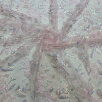 Dentelle française de luxe brodée en maille, velours et sequins, avec perles, de haute qualité, élégante et sexy, vente en gros d'usine pour soirées