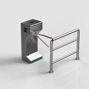 Tourniquet à trépied en acier inoxydable Porte Bon marché Barrière de sécurité Système de contrôle d'accès pour piétons Entrée d'immeuble de bureaux - Product Image 6