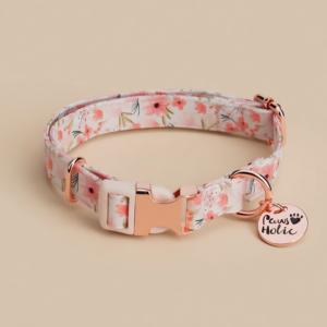 Collar para Perro de Algodón Ajustable, Elegante, Moderno, con Estampado de Lujo, Personalizado, Duradero, Suave y Ligero, Talla XS - Product Image 1