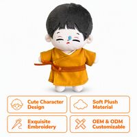 Poupée en peluche traditionnelle personnalisée OEM ODM, adorable jouet en peluche pour garçon, figurine en coton doux, costume Kawaii, cadeau pour enfants, marchandise d'anime