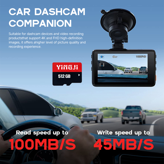 High Endurance Mini SD Card Class10 U3 V30 4/8/16/32/64/128GB Dash Cam DVR Video Recording Memory Card for POS Terminal