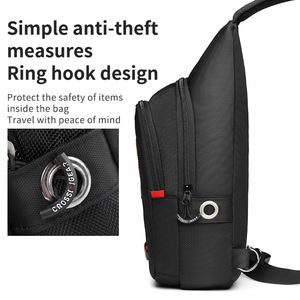 Túi đeo ngực nam CROSSGEAR dành cho công việc Túi đeo chéo nhẹ nhiều lớp được tổ chức gọn gàng Túi đeo vai nhỏ gọn có tính năng chống trộm - Product Image 2