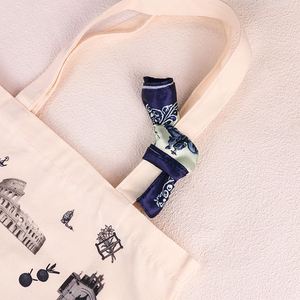 Custom Cartoon Cute Expandable <b>Folding</b> Tote <b>Bag</b> Ripstop Reusable Foldable <b>Folding</b> Tote Canvas Shopping <b>Bag</b> - Product Image 3