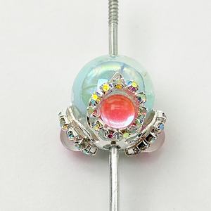 หมวกแก๊ปลูกปัดหลากสีหรูหราสำหรับ2025ลูกปัดพลอยเทียมแบบสเปเซอร์ลูกปัดหลากสีสำหรับเครื่องประดับปากกาอุปกรณ์เสริมโซ่คล้องโทรศัพท์ - Product Image 4