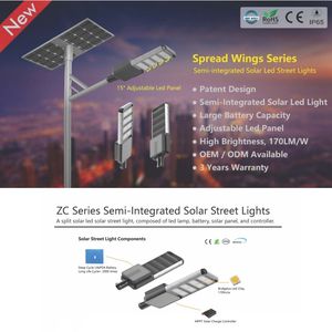 Al aire libre IP66 comercial inteligente anern <span class=keywords><strong>omsen</strong></span> 60W 80W 100W led luces solares calle - Product Image 4