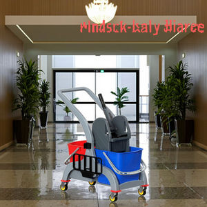 नीचे Press2-<span class=keywords><strong>bucket</strong></span> रिंगर ट्रॉली मॉप बाल्टी आउटडोर डस्टबिन सफाई उत्पादों - Product Image 2