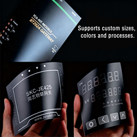 Étiquettes adhésives en PVC découpées au laser, imprimées sur mesure, réutilisables, surface brillante ou mate, autocollants PVC numérotés avec avertissements et logo personnalisé