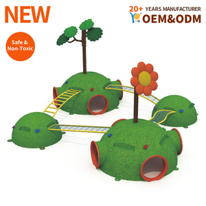 Equipo de Juegos para Exteriores |   Colina <span class=keywords><strong>Artificial</strong></span> con Tobogán y <span class=keywords><strong>Escalada</strong></span> para Niños de 3 a 12 Años |   Diseño Personalizado con Certificación CE - Product Image 1