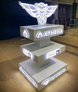 عرض ديتيان عرض تجاري مخصص بإضاءة خلفية محمول عرض اكسبو - Product Image 1