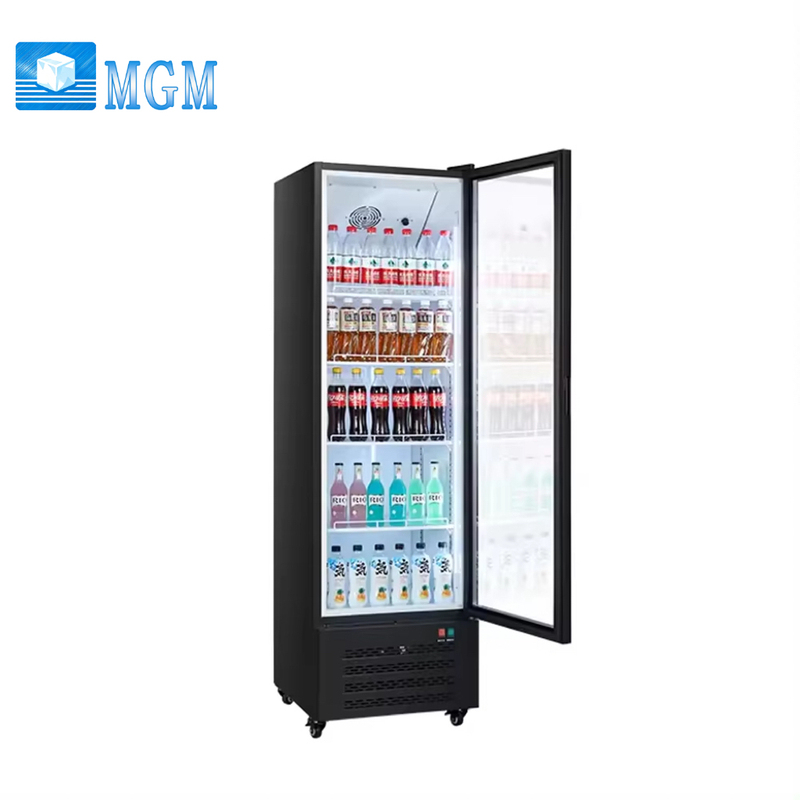 Upright Commercial Refrigerator Air Cooling Stainless