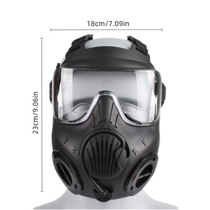 <span class=keywords><strong>Masque</strong></span> à <span class=keywords><strong>gaz</strong></span> tactique ZLang TPR avec protection faciale, ventilateur unique et lunettes pour jeu CS, sans fonction anti-<span class=keywords><strong>gaz</strong></span> - Product Image 4