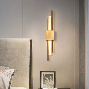 Lampu Dinding Akrilik LED Dekorasi Rumah Modern Nordic Gold dengan Logam untuk Hotel, Kamar Tidur, Ruang Tamu, Kantor Nordic Gold - Product Image 5