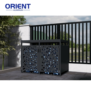 Vente en gros <span class=keywords><strong>Poubelle</strong></span> de rangement extérieure en métal Facile à assembler <span class=keywords><strong>Abri</strong></span> <span class=keywords><strong>pour</strong></span> <span class=keywords><strong>poubelle</strong></span> résidentielle - Product Image 3