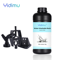 Résine UV liquide de haute qualité 1KG pour impression 3D rapide, lavable à l'eau, 405nm, pour imprimante 3D LCD/DLP