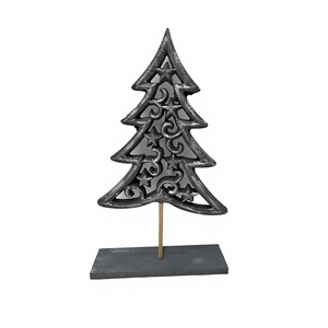 Decoración Navideña Metálica con Diseño de Estrella, Adorno Rústico para Mesa, Decoración para el Hogar, Adorno Navideño, Objetos Decorativos para Árbol de Navidad - Product Image 1