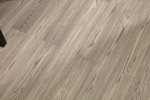 Chêne gris <span class=keywords><strong>clair</strong></span> parquetant le <span class=keywords><strong>stratifié</strong></span> durable de bois solide de 18mm pour le matériel d'intérieur de bois dur d'application de maison et de cuisine - Product Image 5