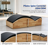 MJD Correcteur de colonne vertébrale en chêne durable pour Pilates, ensemble 5 pièces, multifonctionnel, sûr, professionnel, écologique, pour yoga et Pilates