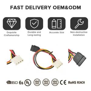 Su Geçirmez İzoleli PVC Düz ve Elektrik Kablosu Çeşitli Konnektör Tipleri için Profesyonel Kalite Kablo Demeti - Product Image 4