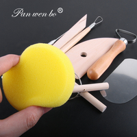Nouveau couteau en argile en bois de haute qualité outils de coupe d'argile polymère outils de poterie d'argile