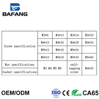 Kit de vis d'installation et d'entretien ménager de 1080 pièces M2M3M4M5M6 (en option) avec jeu de vis, écrous et rondelles