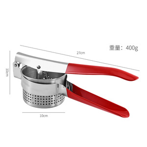 Écraseur à pommes de terre en acier inoxydable robuste et pratique avec poignée ergonomique - Product Image 4