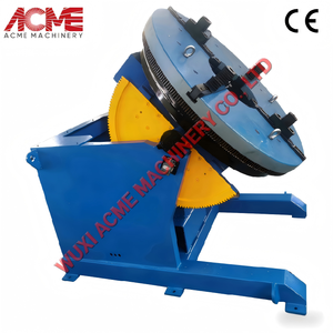 Mesa Giratoria de Soldadura Automática de <span class=keywords><strong>2</strong></span> Ejes, Plataforma Giratoria Inclinable para Soldadura de Bridas de Tuberías, Ajuste VFD, Posicionador de Soldadura, 1.5 Años - Product Image 3