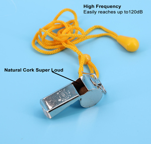 Fischietto da allenatore in acciaio ad alta frequenza con cordino, <span class=keywords><strong>suono</strong></span> forte e nitido, ideale per allenatori, arbitri e dirigenti sportivi - Product Image 4