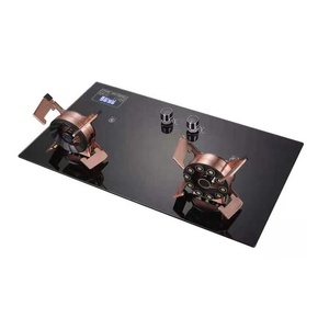 Điện Gấp <span class=keywords><strong>Gas</strong></span> Hob Nồi Tempered Glass Bảng Điều Chỉnh Đầu Đốt Đôi Bếp <span class=keywords><strong>Gas</strong></span> - Product Image 4