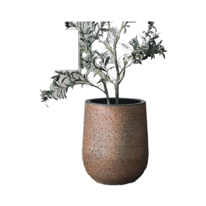 <span class=keywords><strong>Maceta</strong></span> nórdica moderna de gres con jarrón Retro de esmalte rojo para Plantar vegetación pieza decorativa para exhibir tarro de cerámica - Product Image 1