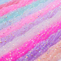 Nouvelles perles en verre cristal facetté de 4 mm, 110 pièces/lot, perles intercalaires lâches pour la fabrication de bijoux, pour collier DIY