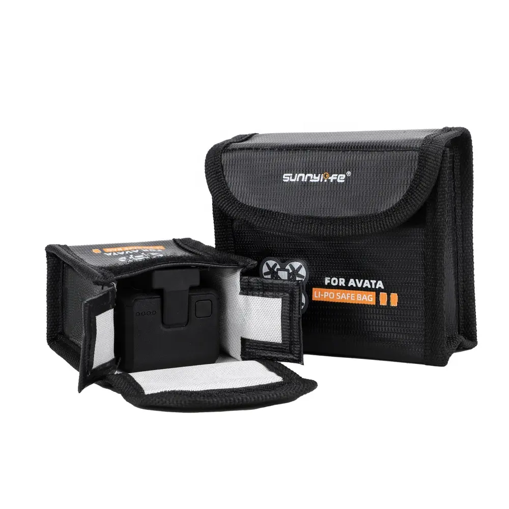 Flight Battery Safe Bag For DJI Avata Protective Case Fireproof Radiation Battery Explosion-proof Storage Bag