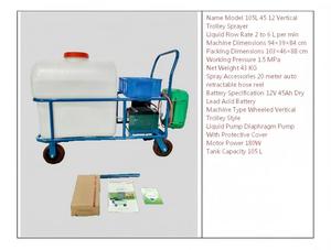 Large Capacity Wheeled <b>Sprayer</b> 60L 75L 105L 160L Electric Diesel Gasoline High Pressure Agricultural Spray Machine Farm Orchard - Product Image 4